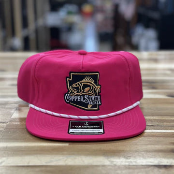 Buy hot-pink-rope-coral-pink-rope-flatbill COPPERSTATE TACKLE HATS
