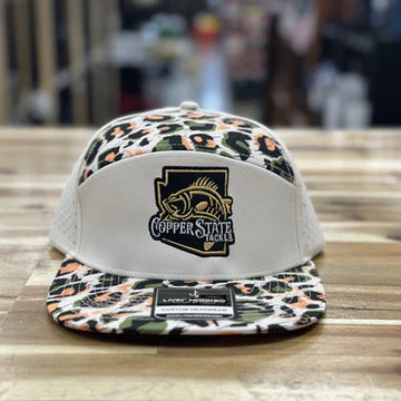 Buy cheetah-camo-leopard-luxe-7-panel COPPERSTATE TACKLE HATS