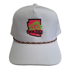 Buy white-neon-with-rope-snapback COPPERSTATE TACKLE HATS 2025