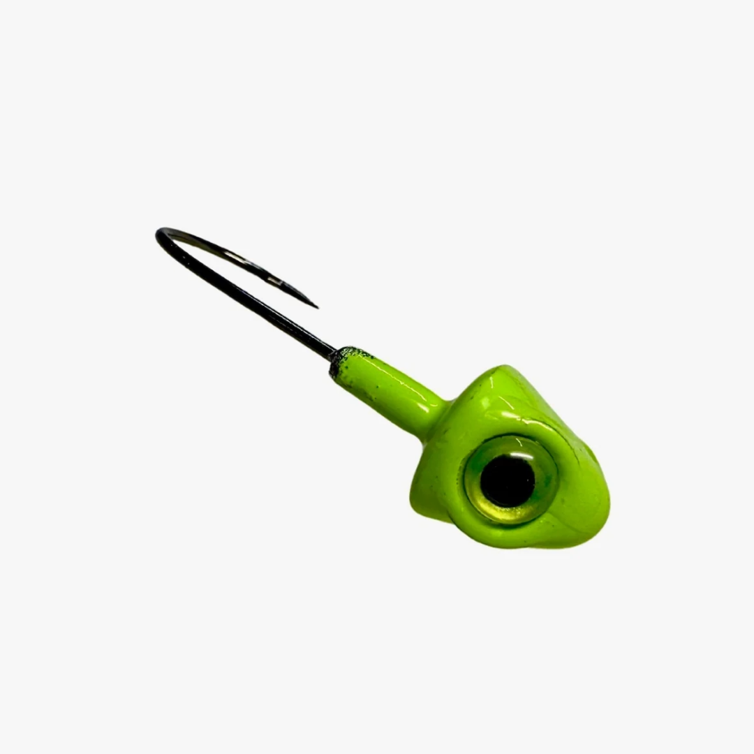 cyclops 2 fishing lure CYCLOPS JIGS CRAPPIE JIG HEADS Black / 1/16 oz