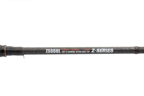 EUROTACKLE Z-SERIES 6'6" ULTRA LIGHT SPINNING ROD