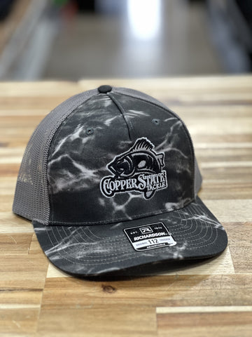 Buy mossyoak-blacktip-charcoal-fish-logo-richardson-112 COPPERSTATE TACKLE HATS