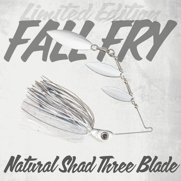 BIZZ BAITS FALL FRY 3 BLADE SPINNERBAIT