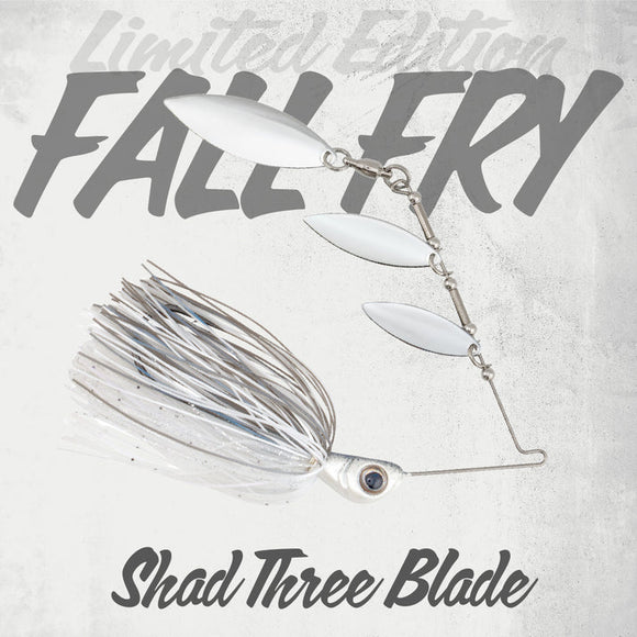 BIZZ BAITS FALL FRY 3 BLADE SPINNERBAIT