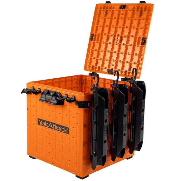BLACKPAK PRO KAYAK FISHING CRATE - 13" X 13" - ORANGE