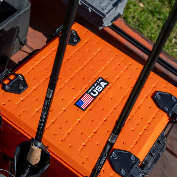 BLACKPAK PRO KAYAK FISHING CRATE - 13" X 13" - ORANGE