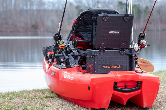 YAKATTACK BLACKPAK PRO KAYAK FISHING CRATE - 13" X 13"