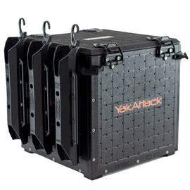 YAKATTACK BLACKPAK PRO KAYAK FISHING CRATE - 13" X 13"