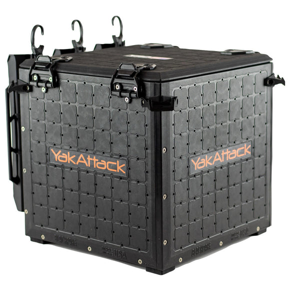 YAKATTACK BLACKPAK PRO KAYAK FISHING CRATE - 13" X 13"