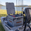 YAKATTACK BLACKPAK PRO KAYAK FISHING CRATE - 13" X 16" - BATTLESHIP GREY-6