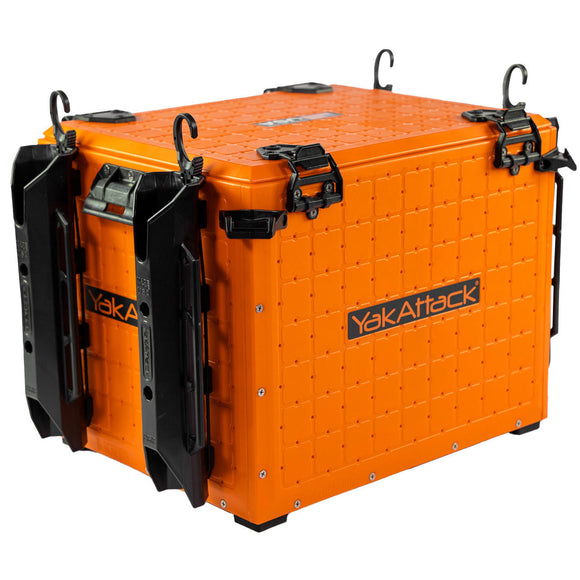 YAKATTACK BLACKPAK PRO KAYAK FISHING CRATE - 13" X 16" - ORANGE
