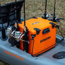 YAKATTACK BLACKPAK PRO KAYAK FISHING CRATE - 13" X 16" - ORANGE-3