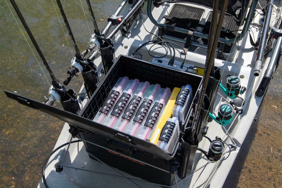 YAKATTACK BLACKPAK PRO KAYAK FISHING CRATE - 16" X 16"