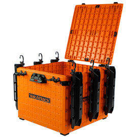 YAKATTACK BLACKPAK PRO KAYAK FISHING CRATE - 16" X 16" - ORANGE - 0