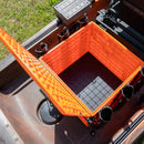 YAKATTACK BLACKPAK PRO KAYAK FISHING CRATE - 16" X 16" - ORANGE-5