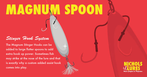 NICHOLS SPOON STINGER HOOKS