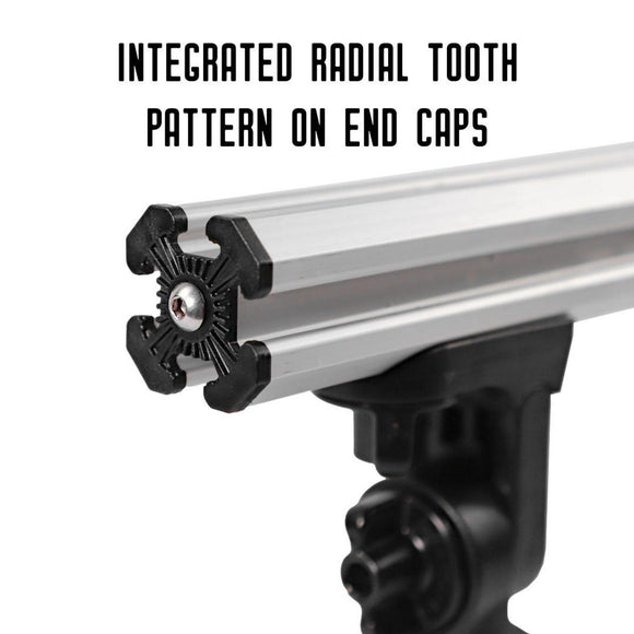 YAKATTACK COMMAND CENTER CROSSBAR w/ ZERO PLAY LOCKNLOAD TRACK MOUNT ADAPTER