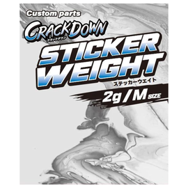 GEECRACK CRACKDOWN STICKER WEIGHT