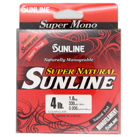 SUNLINE SUPER NATURAL MONOFILAMENT - 330YD - Copperstate Tackle