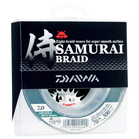 DAIWA SAMURAI BRAIDED LINE - GREEN  - Copperstate Tackle