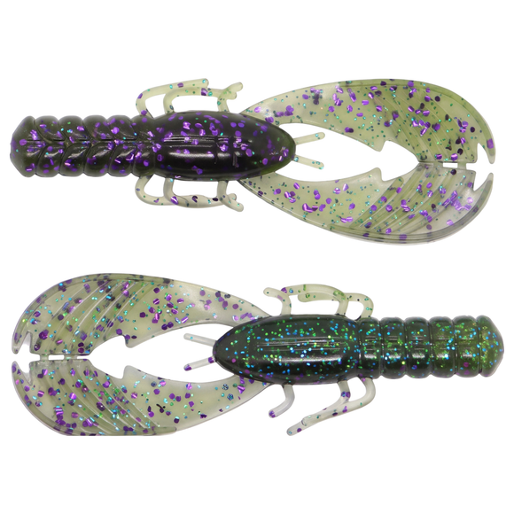 X ZONE LURES MUSCLE BACK FINESSE CRAW