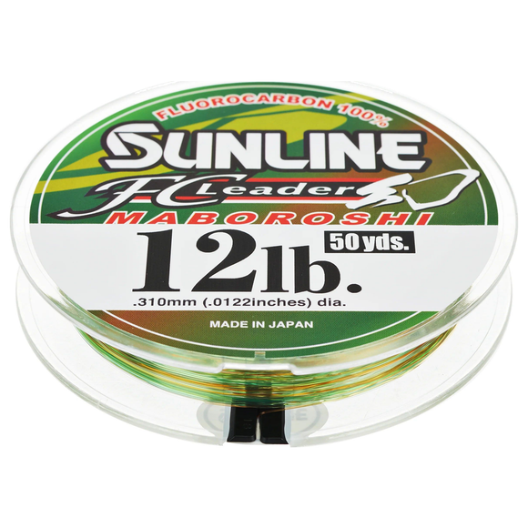 SUNLINE FC LEADER MABOROSHI FLUOROCARBON LEADER - 50 yd