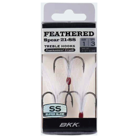 BKK FEATHERED SPEAR 21-SS TREBLE HOOK