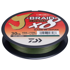 DAIWA J-BRAID GRAND X8 DARK GREEN (FREE SCISSORS)