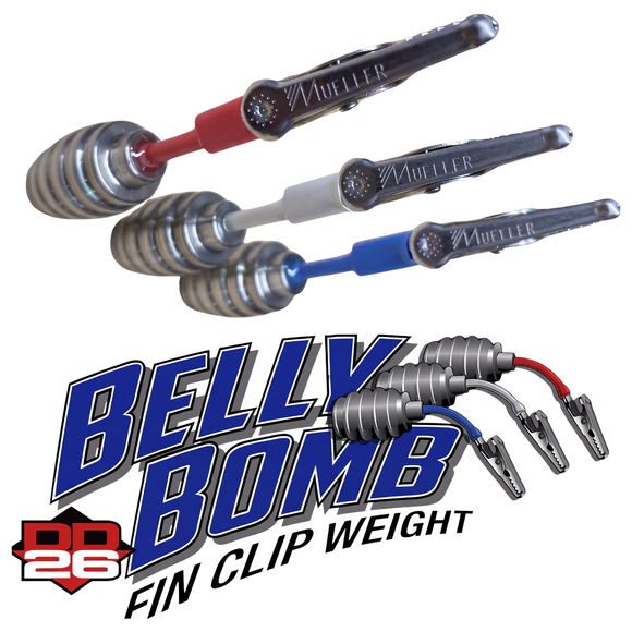 DD26 BELLY BOMB FIN CLIP WEIGHTS