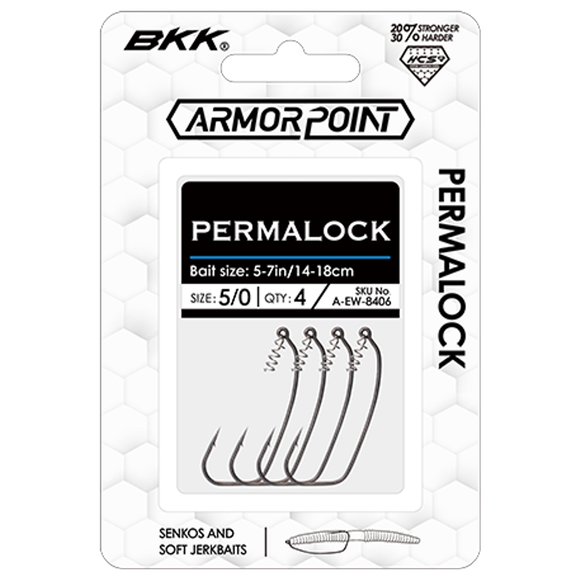 BKK ARMOR POINT PERMALOCK WORM HOOK