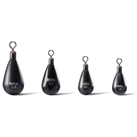 NAKO TUNGSTEN TEAR DROP FREE RIG WEIGHTS