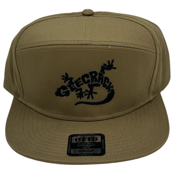 GEECRACK LIZARD LOGO FLAT BRIM OTTO HAT