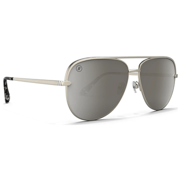 BLENDERS SHADOW MATTE SILVER SUNGLASSES