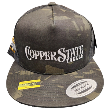 Buy multicam-black-flatbill-trucker COPPERSTATE TACKLE HATS