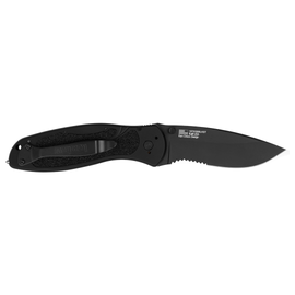 KERSHAW BLUR - BLACK SERRATED GLASS BREAKER KNIFE