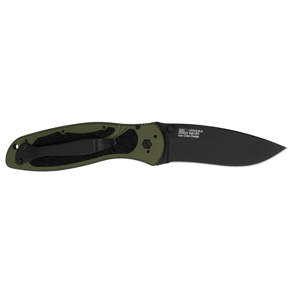 KERSHAW BLUR - OLIVE BLACK KNIFE