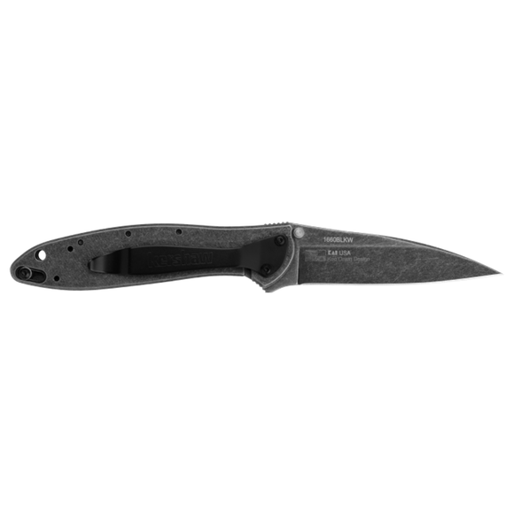 KERSHAW LEEK - BLACKWASH KNIFE