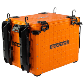 YAKATTACK BLACKPAK PRO KAYAK FISHING CRATE - 13" X 16" - ORANGE