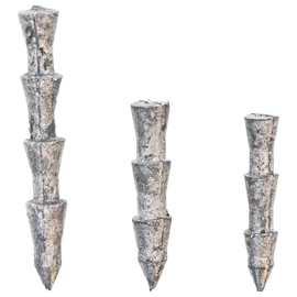 X ZONE LEAD PAGODA NAIL SINKER