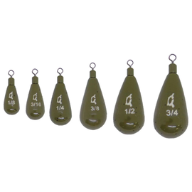 X ZONE TUNGSTEN DROP SHOT WEIGHT TIE-ON
