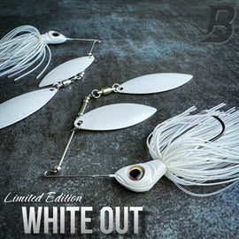 Buy custom-white-out BIZZ BAITS BIZZ BLADE DOUBLE WILLOW