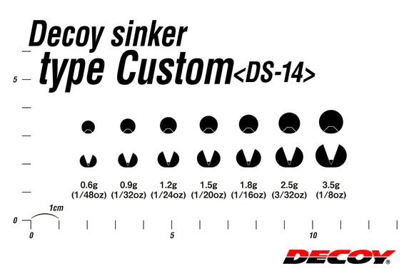 DECOY DS-14 SINKER TYPE CUSTOM