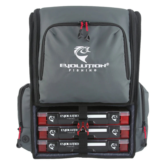 EVOLUTION OUTDOOR LARGEMOUTH 3.0 TACKLE BACKPACK