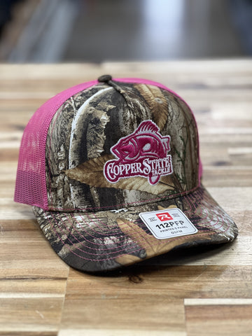 Buy realtree-edge-pink-fish-logo-richardson-112 COPPERSTATE TACKLE HATS
