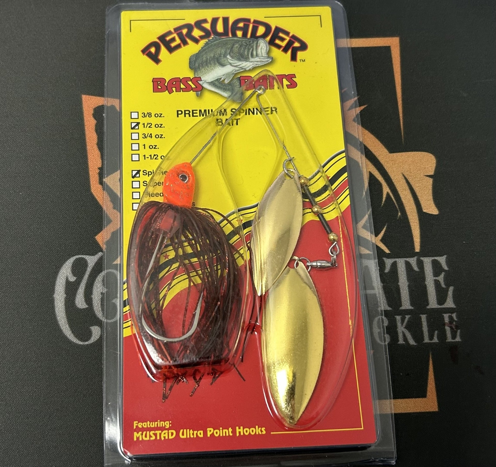 Buy fire-craw-w-gold-willow-willow PERSUADER PREMIUM WILLOW BLADE SPINNER BAIT