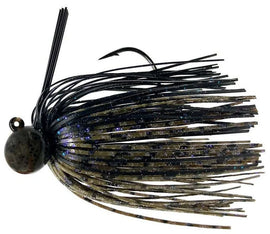 Buy green-pumpkin-black-blues FITZGERALD FISHING THRIFT TUNGSTEN MICRO JIG