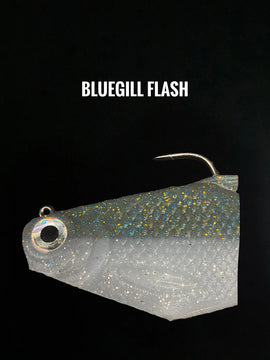 Buy bluegill-flash BUCCA 4&quot; FAST SINK BURRITO SWIMBAIT