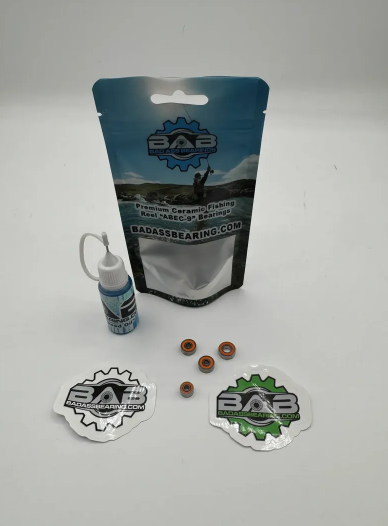 BAD ASS BEARING LEWS BAITCASTER 2019+ HYBRID-CERAMIC ABEC-9 HIGH SPEED SPOOL BEARINGS