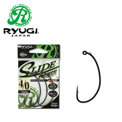 RYUGI SLIDE PIERCE WORM HOOK 3PK