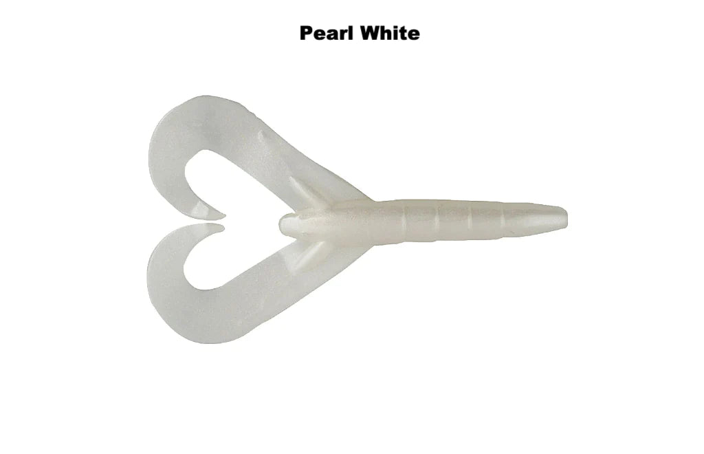 Buy pearl-white MISSILE BAITS TWIN TURBO DOUBLE TAIL CRAW